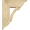 Ekena Millwork Imperial Traditional Rough Sawn Bracket w/ Offset Brace, Douglas Fir, 8"W x 20"D x 24"H BKT0806X20X24IMP01RDF - alternate 4